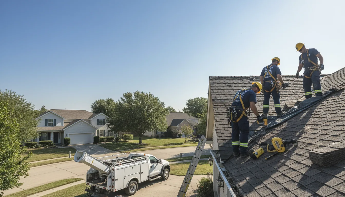 Emergency Roof Repair in Rosamond, IL near me
